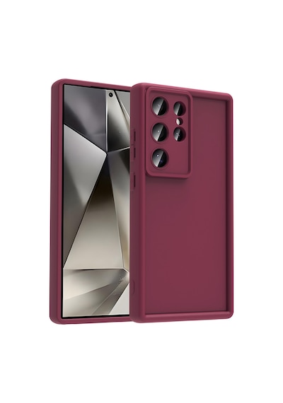 Zore Galaxy S25 Ultra Kılıf Kamera Korumalı Ogaa Ananas Kapak - Mürdüm