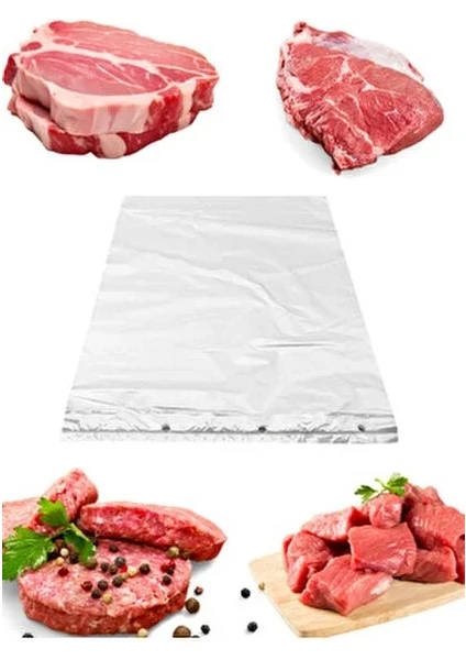 Ambalaj Marketim Plas Kağıt Şeffaf Kasap Poşeti 5 Kg