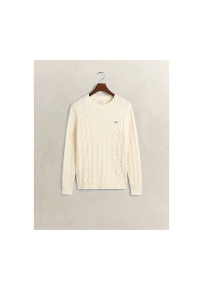 Gant Erkek Krem Regular Fit Bisiklet Yaka Örgü Kazak-24764 130-krem Gant Erkek Krem Regular Fit Bisiklet Yaka Örgü Kazak-24764 130-krem