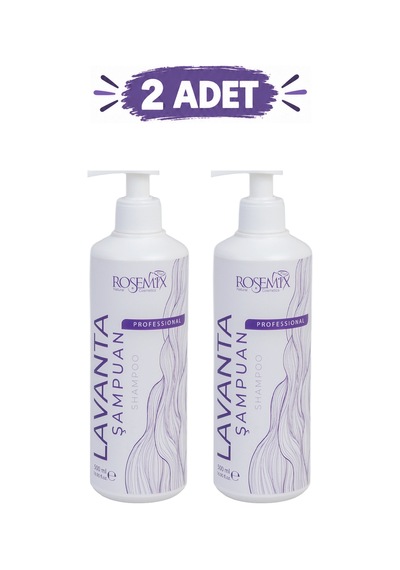 Rosemix - 272 - - Lavanta Şampuan 500 Ml - 2 Adetlik - Csmo-tex - Set Ürün Normal