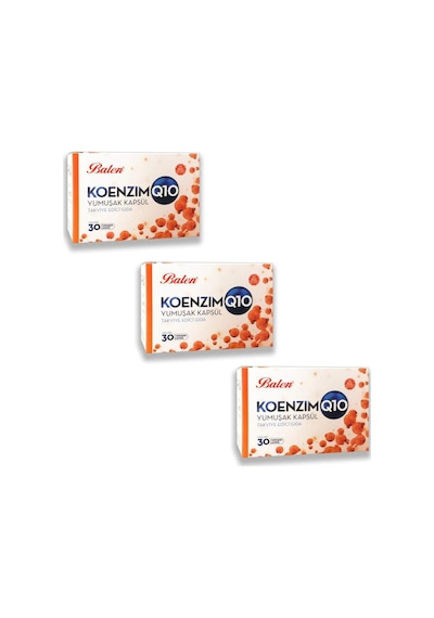 Balen Koenzim Q10 650 Mg 30 Yumuşak Kapsül x 3 Adet