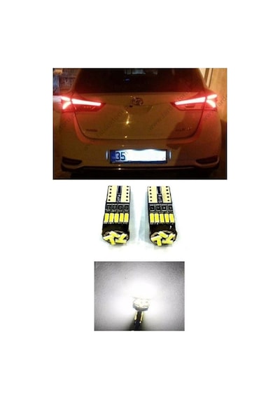 Toyota Auris Led Plaka Aydınlatma Ampulu T10 W5w
