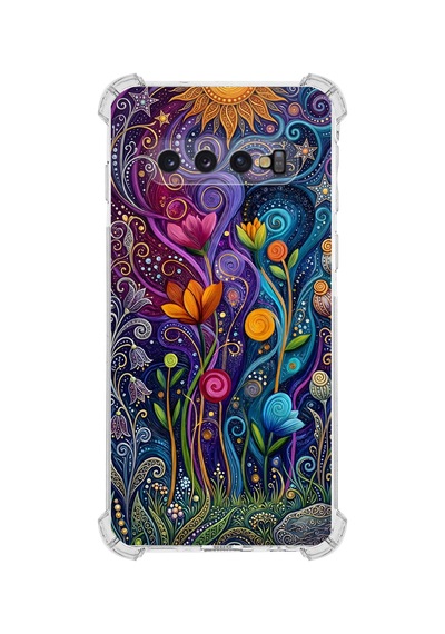 Printify Samsung Galaxy S10 Plus İle Uyumlu Düşlerin Dansı Serisi Rüyalar Ötesi Tasarımlı Uv Baskılı Köşe Korumalı Antişok Kılıf Şeffaf