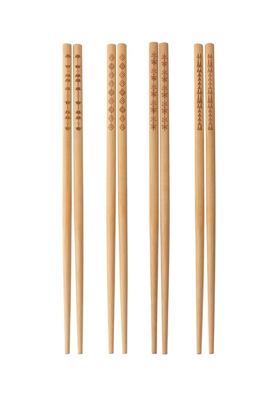Ikea Trebent Yemek Çubukları, 4 Çift, Bambu Diğer
