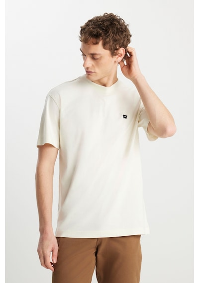 Wrangler Erkek T Shirt Mw7nm20387742l Beyaz Beyaz