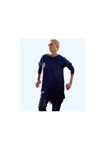 Missemramiss Rope Basic Triko Tunik Lacivert - 668031196 Lacivert