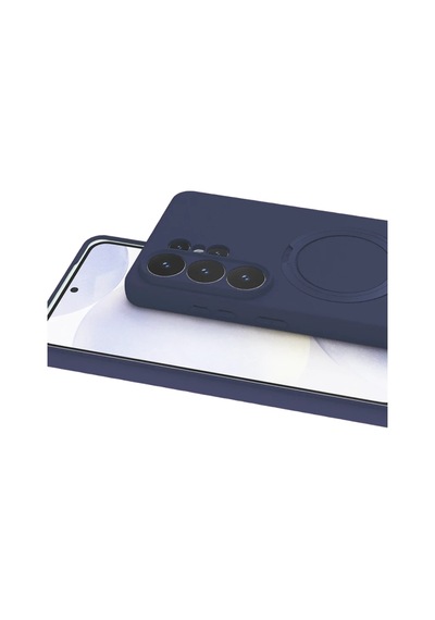 Samsung Uyumlu  Galaxy S26 Ultra Regal Magsafe Standlı Kapak - Lacivert