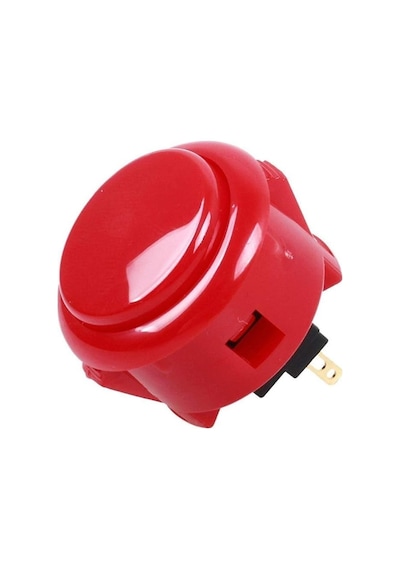 Arcade Oyun Kolu Butonu / Kırmızı Basmalı Switch
