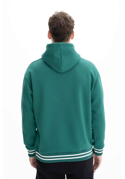AR-MA Arma Erkek Relax Fit 3 İplik Kapşonlu Kanguru Cepli Sweatshirt 001