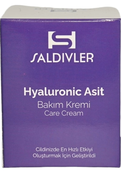 Saldivler Hyalyronic Acid İçerikli Yüz Kremi 50 ML