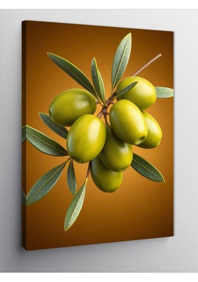 Kanvas Tablo Zeytin Dalı Doğallığı 100cmx140cm