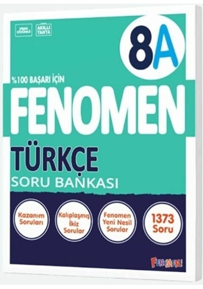 Fenomen Okul Yayınları 8. Sınıf Lgs Türkçe A Fenomen Soru Bankası