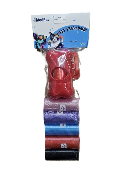 Madpet 240 Taşımalı 5+1 Dışkı Poşeti Kedi Ve Köpekler İçin Hijyenik Çözüm