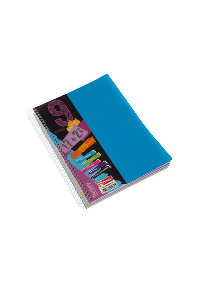 Mikro A4-280 Yaprak 7+2 Ayraçlı Konulu Spiralli Okul Defteri