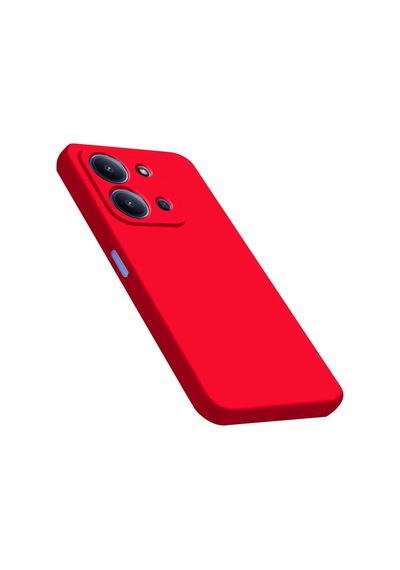 Xiaomi Redmi 15c 4g Nano İçi Kadife Silikon - Kırmızı Çokrenkli