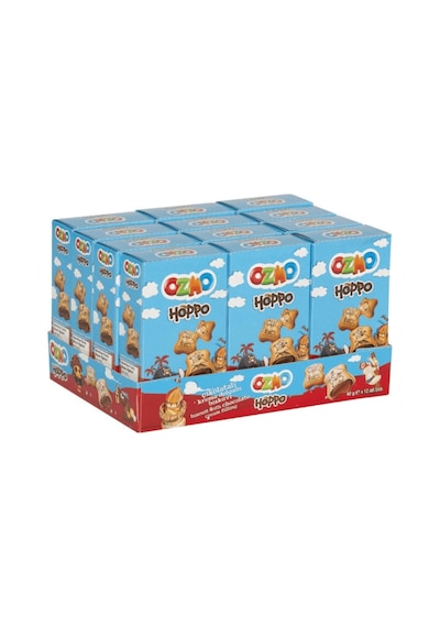 Şölen Ozmo Hoppo Çikolatalı Krem Dolgulu Bisküvi 12 x 40 G