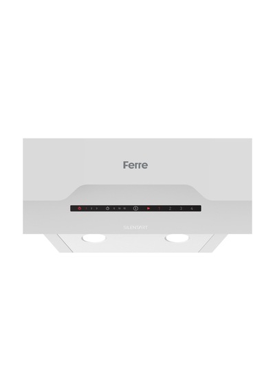 Flowart Turbolu Silenart QBL62CB - BL136 - D064SA Beyaz Cam Ankastre Set