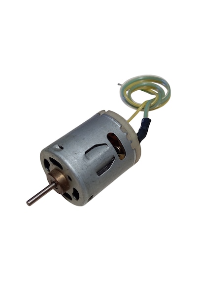30cm Kablo Lehimli 12v Dc Motor Hobi Oyuncak Elektrik Deney Motoru