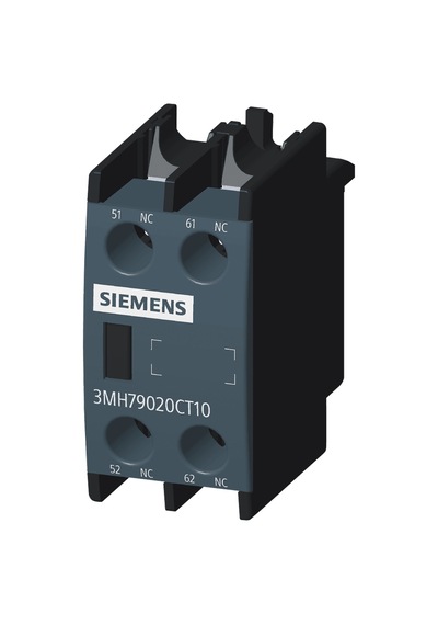 Siemens Sinoplus 3mh7902-0ct10 Yardımcı Kontak Boy 0, 1, 2, 3, 4, 2nk , Önden