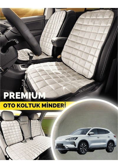 Byd Seol U Koltuk Minderi Ortopedik Cepli Araç Ve Kılıf Seti Tam Uyumlu, Bej Renk, Konforlu Tasarım