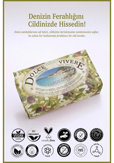 Nesti Dante Dolce Vivere Sardegna Vegan Bakım Sabun 250 G