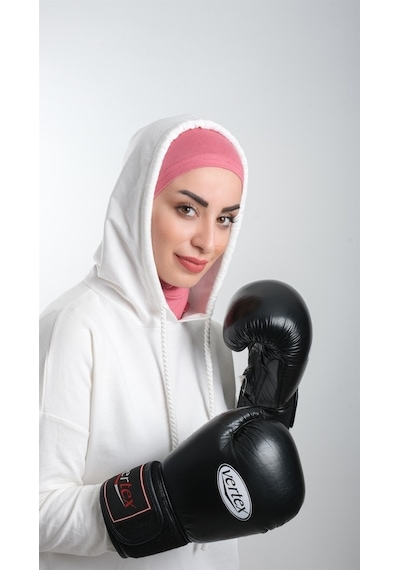 Hürrem Bone Violet Pratik Hazır Geçmeli Tesettür Bone Sandy Kumaş Spor Hijab