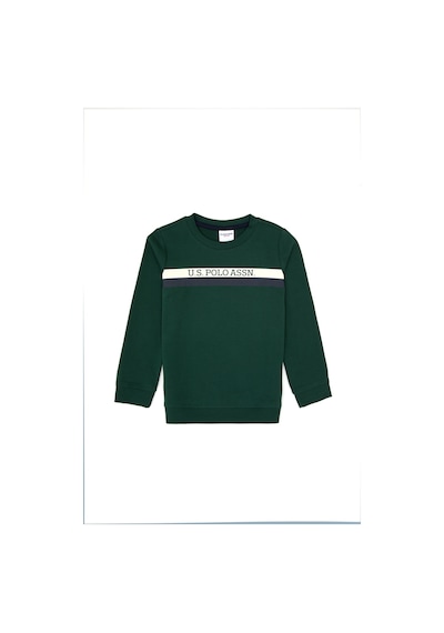 U.S. Polo Assn. Erkek Çocuk Koyu Yeşil Basic Bisiklet Yaka Sweatshirt 50313994-VR079 U.S. Polo Assn. Erkek Çocuk Koyu Yeşil Basic Bisiklet Yaka Sweatshirt 50313994-VR079