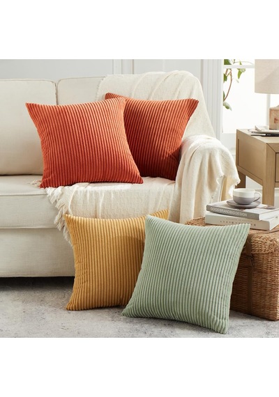 4'lü Boho Dekoratif Kırlent Kılıfı 45 X 45 Cm Kanepe Yatak Odası İçin 45 X 45 Cm Estetik Modern Çiftlik Evi Ev D Genel