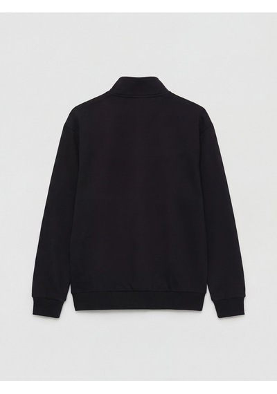 Lcw Vision Siyah Dik Yaka Erkek Sweatshirt