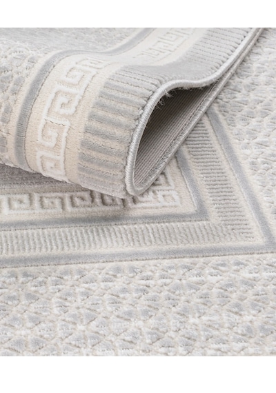 Elvey Home 7109 A.gri Modern Desen Doğal Taban Koridor Mutfak Çocuk Oturma Odası Salon Halı Yolluk 7109gri