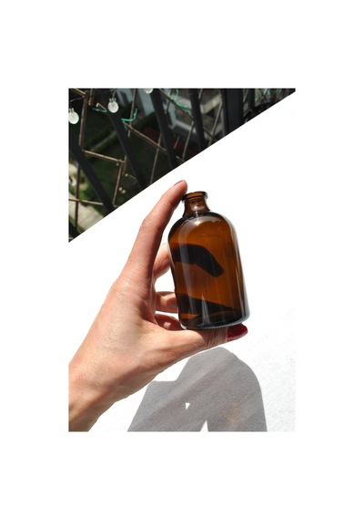 1 Adet Cam Amber Mini Vazo 9 Cm Ve Mavi Mini Çiçek Küçük Dekoratif Obje Diğer