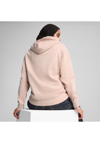 Puma Essentıals Elevated Comfort Kadın Kapüşonlu Sweatshırt 690901 91 Pembe