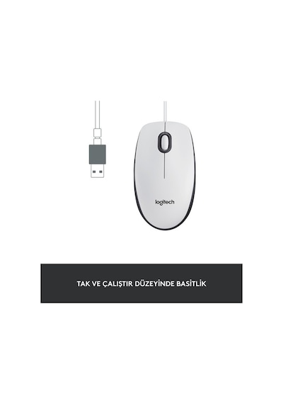 Logitech M100 USB Kablolu Optik Mouse