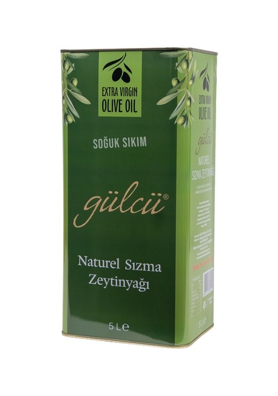 Gülcü Soğuk Sıkım Naturel Sızma Zeytinyağı Teneke 5 L Gülcü Soğuk Sıkım Naturel Sızma Zeytinyağı Teneke 5 L