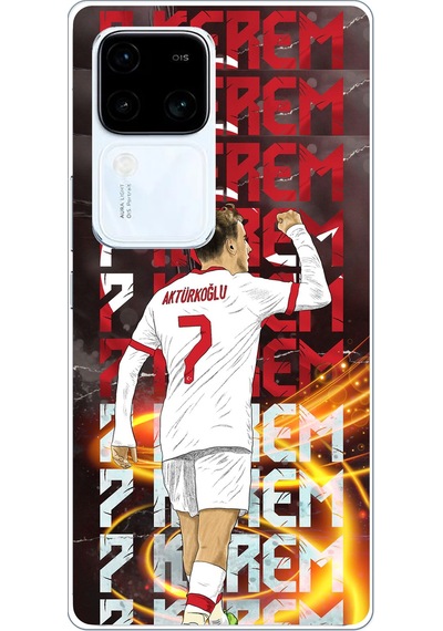Vivo V30 Uyumlu Kerem Aktürkoğlu Sevinç Baskılı Silikon Kılıf Renkli