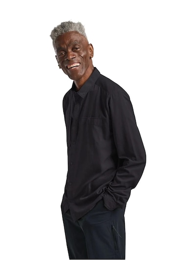 Jack Wolfskin Jack Wolfskın Sıerra Canyon Ls M Erkek Black Gömlek A63876-6000 Siyah