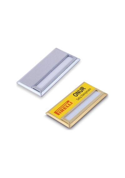 Lamiess Nk 7035 Yaka İsimliği Gümüş 25'Li