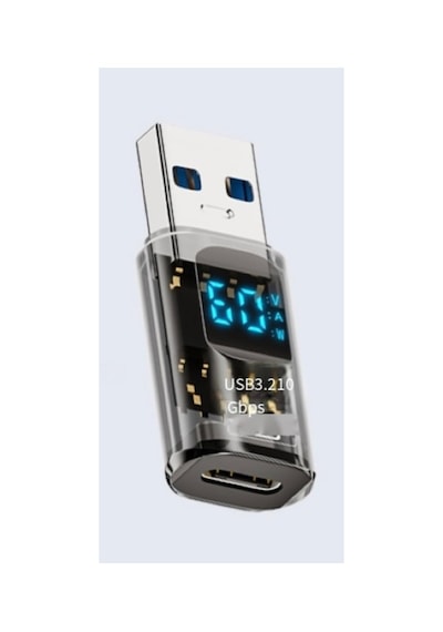 Livx Revolution Usb 3.2 To Type C Dönüştürücü 60w Hızlı Şarj 10gbps Veri Transferi Dijital Ekran Otggf Sku: Smg8690010085870