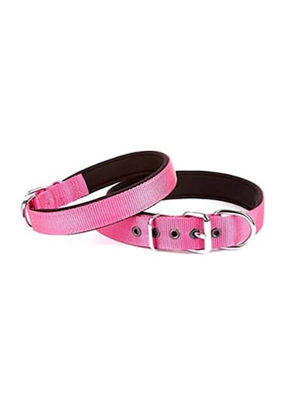 Doggie Konfor Dokuma Sade Boyun Tasması Pembe 2 x 30-35 CM Pembe