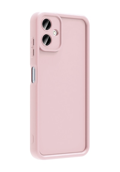 Samsung Uyumlu Galaxy A07 Kılıf Kamera Korumalı Zore Ananas Kapak - Pembe Pembe