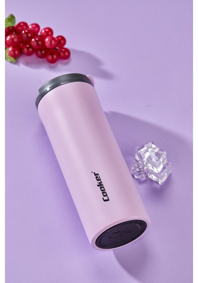 Cooker Colorstay Flip 400 Ml Paslanmaz Çelik Bardak Termos Ckr2041 Pembe