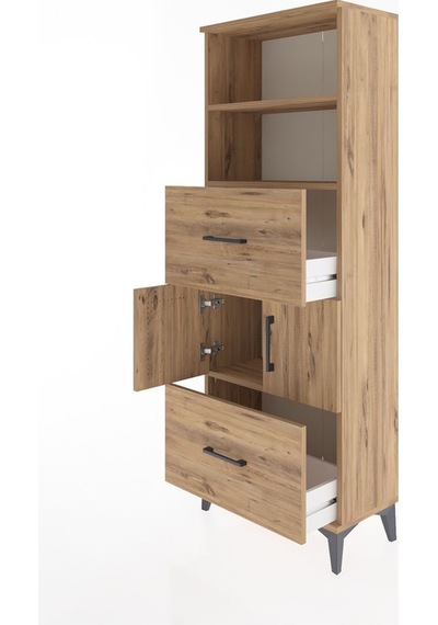 Arges Dolap 3 Raflı 2 Çekmeceli 2 Kapaklı 60x30x163 Çam-çam Atlas Çam Arges Dolap 3 Raflı 2 Çekmeceli 2 Kapaklı 60x30x163 Çam-çam Atlas Çam