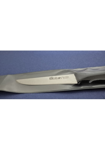 Sebze Bıçağı 12 Cm Hulusi - Drita Bıçak Üstüne Dökme Moblen Saplı 20mm X 120mm X 1.5mm 11361.12 Siyah Renk Diğer
