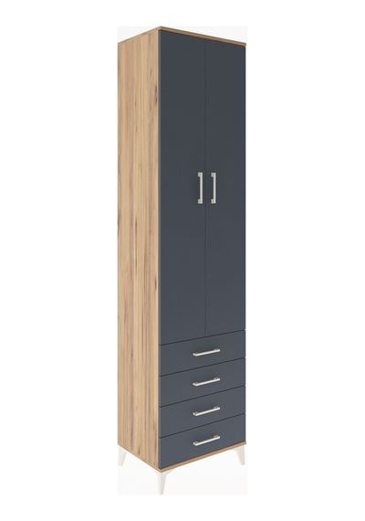 Hyperion Dolap 5 Raflı 4 Çekmeceli 2 Kapaklı 60x44x243 Çam-an... Çam Hyperion Dolap 5 Raflı 4 Çekmeceli 2 Kapaklı 60x44x243 Çam-an... Çam