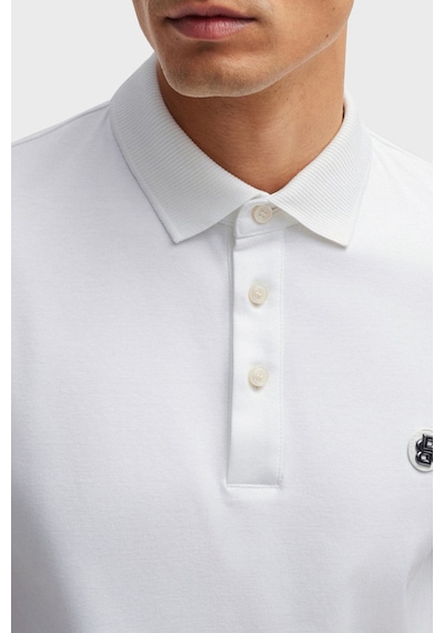 Boss Erkek Polo Yaka T Shirt 50520297 100 Beyaz