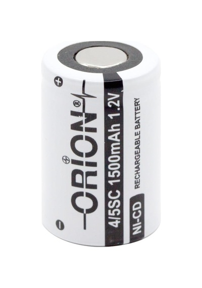 Orion 1500 mAh 1.2 V 4/5SC Boy Ni-CD Industrial Şarj Edilebilir Pil