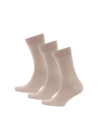 Thermoform Bambu Asker Çorap Bej 3'lü Paket