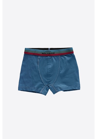Malabadi Erkek Çocuk Karışık Renk 8 Li Paket Pamuk Elastan Boxer 208 Renkli