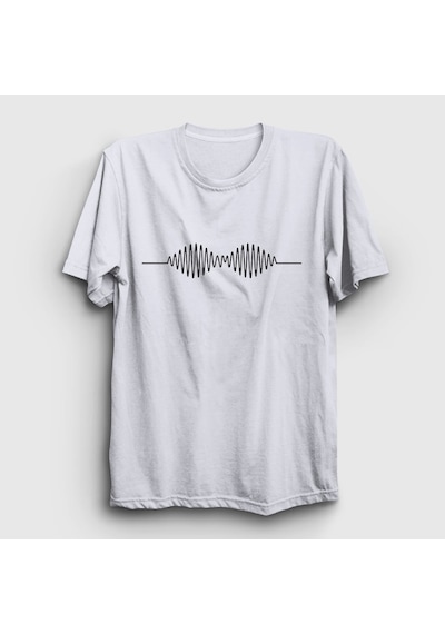 Presmono Unisex Am Arctic Monkeys T-shirt Beyaz