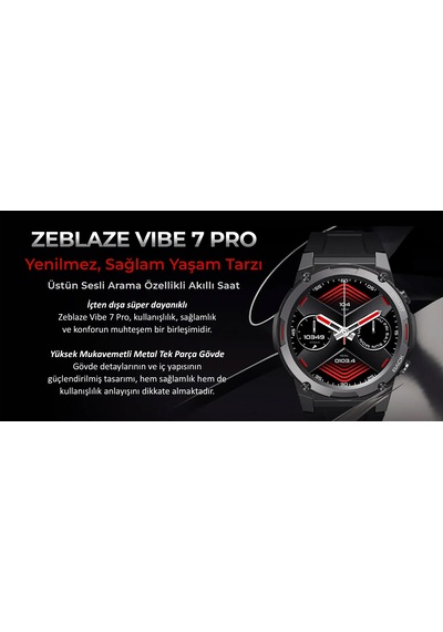 Zeblaze Stratos 4 1.43" Amoled Akıllı Saat (Distribütör Garantili)